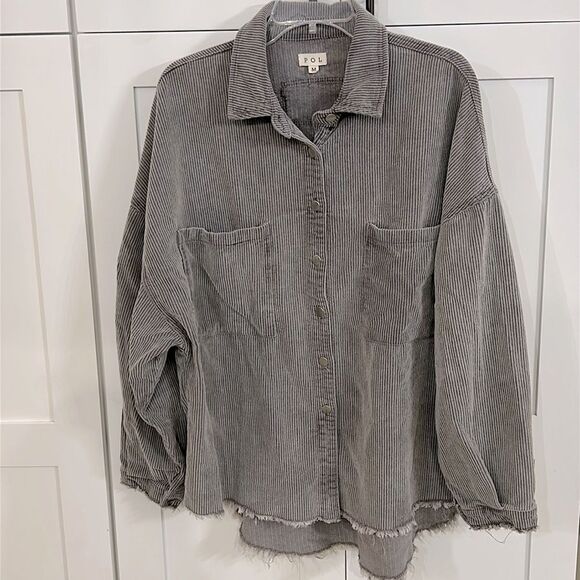 POL Corduroy Trucker Shacket - M - EUC - Picture 1 of 5